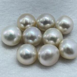 12-12.5 mm Size (approx.) Light Golden Color | Oval Shape | Beautiful Real South Sea Loose Pearl | popular Good Luster | Personalize Gift |